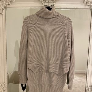 Wilfred free Lin high low sweater in color Ashen